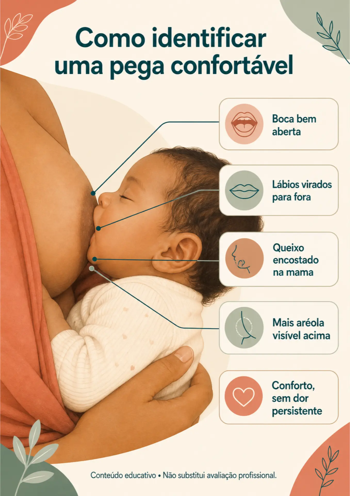 Ficha visual: como identificar uma pega confortável