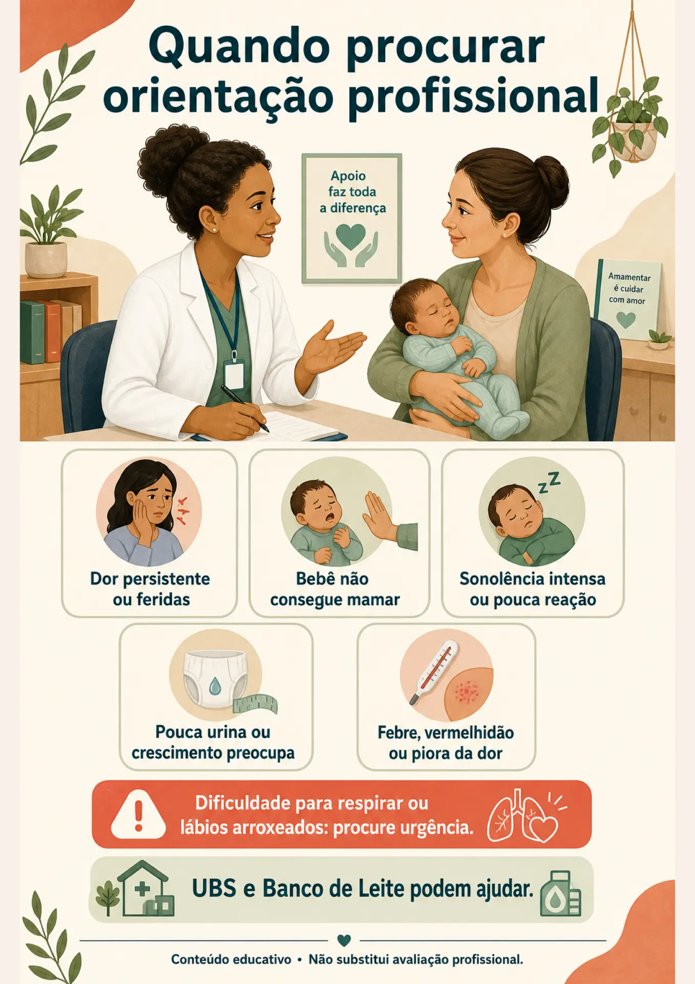 Ficha visual: quando procurar orientação