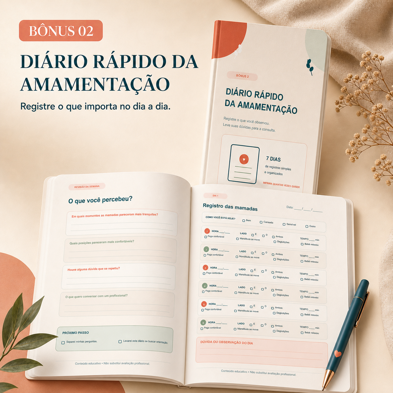 Diário Rápido da Amamentação