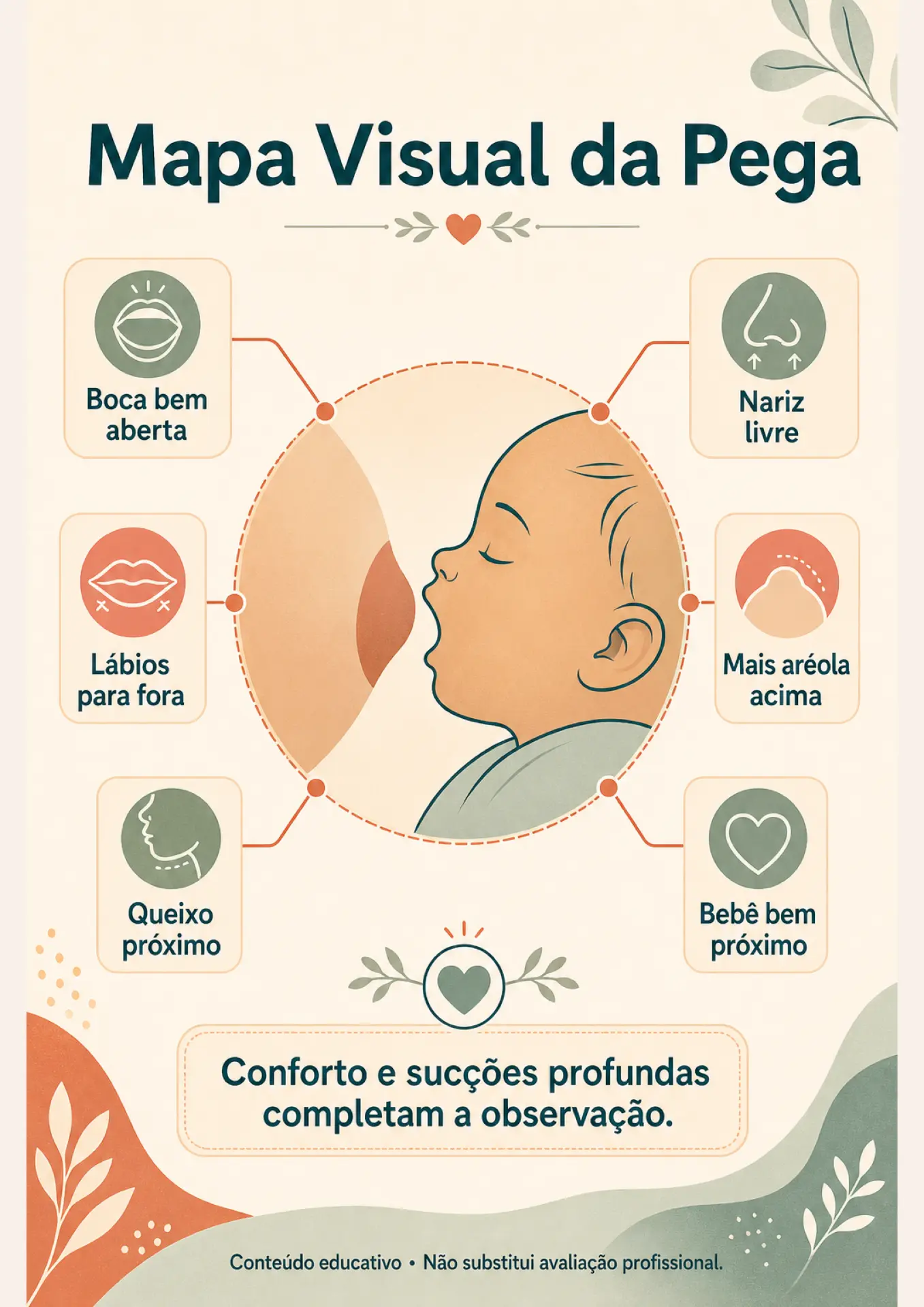Mapa visual da pega